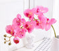 Realistic 10-Piece Real Touch Artificial Butterfly Orchids Bouquet