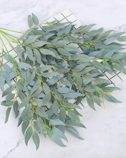 Luxe Willow Oasis Floral Arrangement - Exquisite Faux Bouquet for Upscale Decor