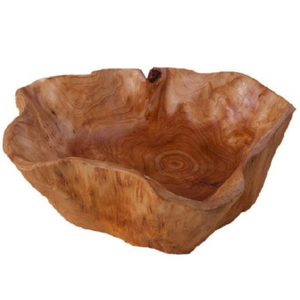 Rustic Elegance Wooden Fruit Tray - Stylish Home Decor Essential