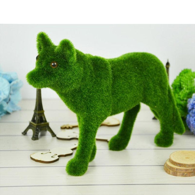 Mystical Winter Wolf Handcrafted Ornament - Unique Decor for Weddings & Holiday Celebrations