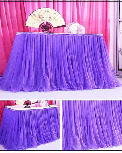 Whimsical Tutu Table Skirt: Add a Touch of Elegance to Your Celebrations