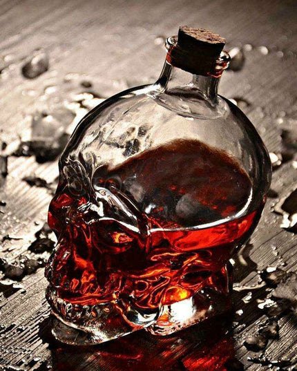 Spooky Crystal Skull Shot Glass - Perfect for Unforgettable Celebrations!