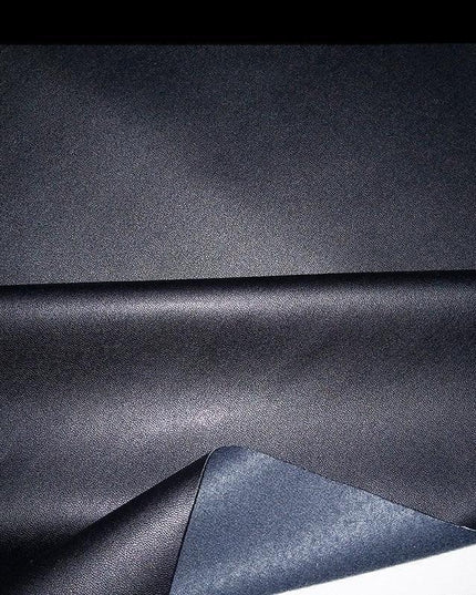 Elegant Black PU Faux Leather Crafting Material - A Must-Have for Creators