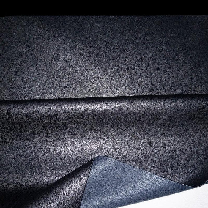 Luxurious Black PU Synthetic Leather Sewing Fabric - Crafters' Dream