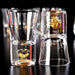 Golden Foil Crystal Glass Wine and Liquor Cup for Exquisite Drinking Experience