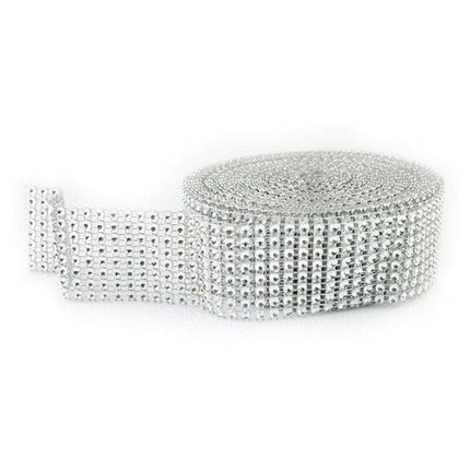 Radiant Rhinestone Mesh Ribbon for Luxurious Crafting Creations