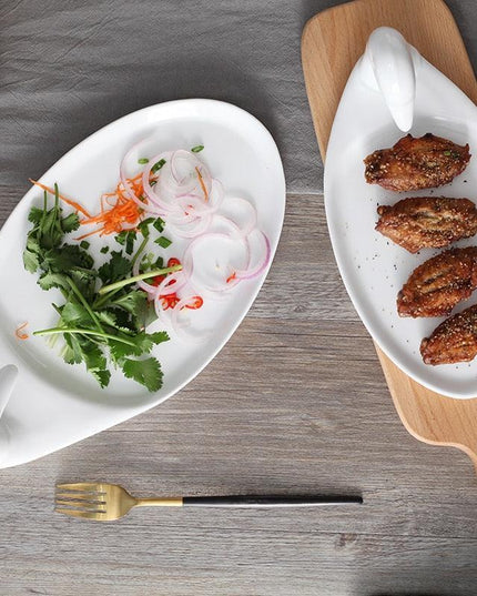 Sophisticated White Duck Ceramic Plate Collection - Transform Your Dining Experience