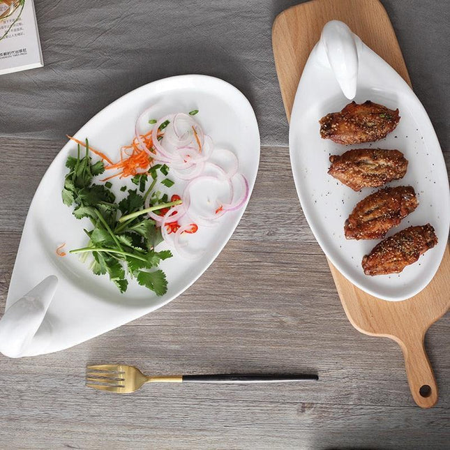 Sophisticated White Duck Ceramic Plate Collection - Transform Your Dining Experience