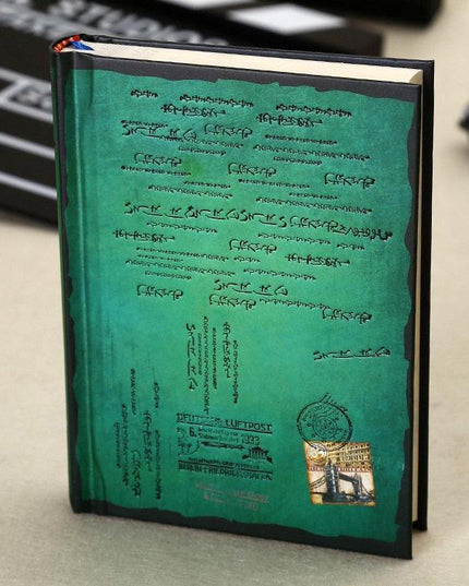 Chic Vintage-Inspired Hardcover Notebook for Creative Expression and Organization