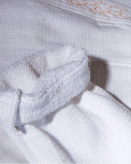 Cozy Luxury Cotton Waffle Terry Bathrobe for Home and Hotel Relaxation