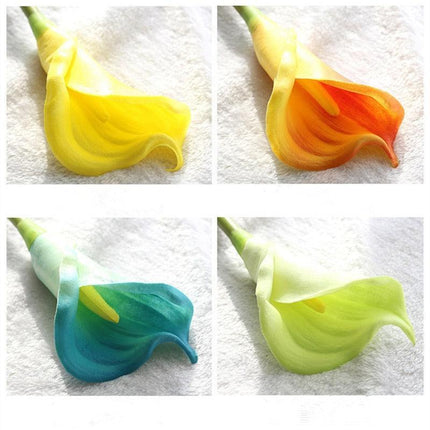 Chic Real Touch Calla Lily Floral Bundle - Ideal for Special Occasions & Decor