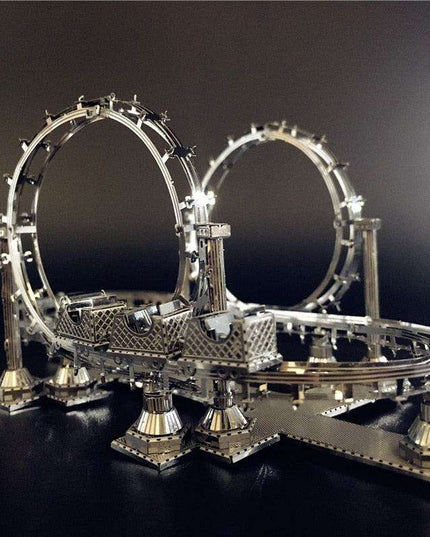 Build Your Own Exciting Roller Coaster Model Kit - Perfect for Thrill Seekers!