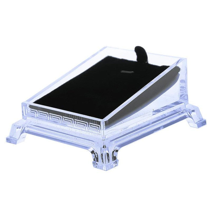 Luxurious Clear Acrylic Jewelry & Watch Display Stand for Elegant Showcase