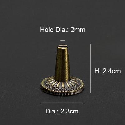 Serenity Zinc Alloy Incense Burner - Enhance Your Mindfulness Rituals