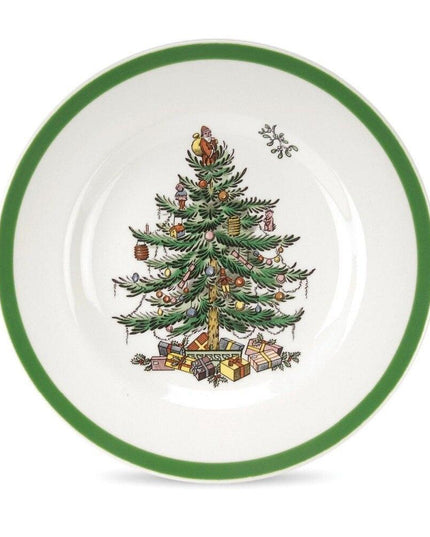 Holiday Spirit Ceramic Dinner Plates - Set of 4