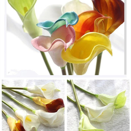 Chic Real Touch Calla Lily Floral Bundle - Ideal for Special Occasions & Decor