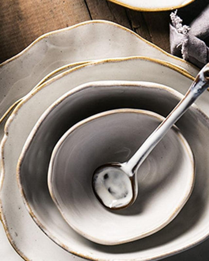 Scandinavian Inspired Ceramic Dining Set for 2-4 Guests