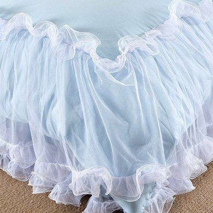 Regal Lace Ruffle Bedding Collection - Fit for Royalty