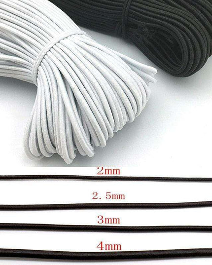 Sleek Monochrome Polyester Cord Collection: Premium Crafting Essentials