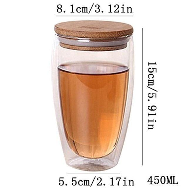 Enhance Your Drink Experience with a Sleek Insulated Glass Mug