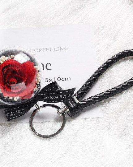 Eternal Radiance: Preserved Rose in Illuminated Glass Dome