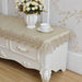 Elegant Lace-Trimmed Table Cover for Tables, Pianos, and Home Decor