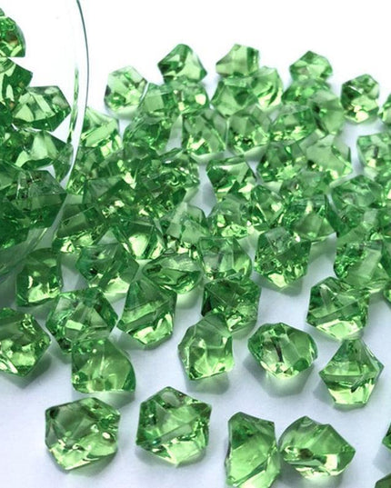 Vibrant 150-Piece Acrylic Crystal Gemstones Set for Creative Home Decor and Craft Projects