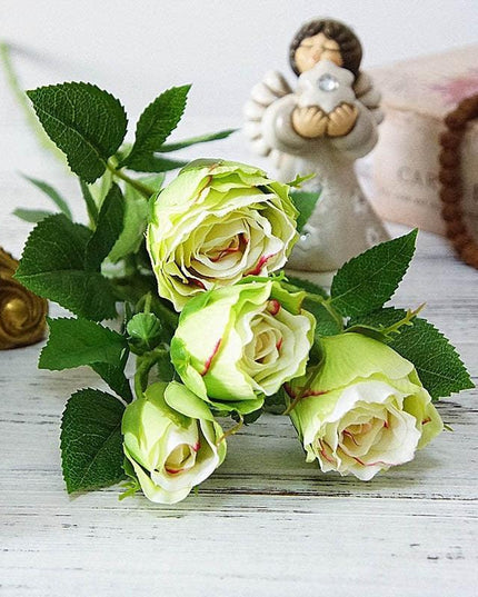 Elegant Silk Rose Arrangement: Exquisite Artificial Flowers for Timeless Decor