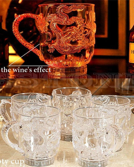 Glowing Dragon Party Cup - Ignite Your Celebrations with Color!