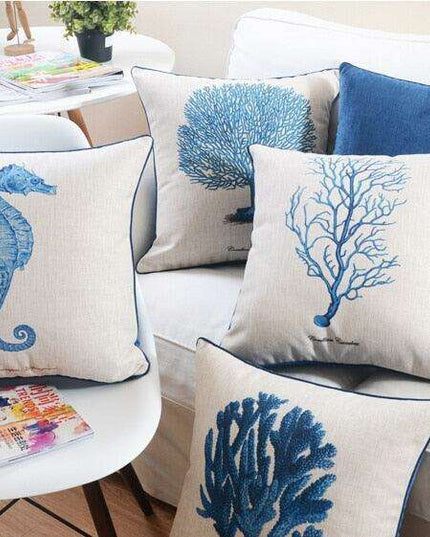 Coastal Dreamscape Reversible Pillowcase Set by Maison d'Elite