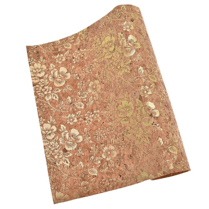 Vintage Cork Leather Fabric Bundle: Add a Touch of Elegance to Your Crafts