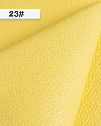 Luxurious Lychee Road Faux Leather Fabric - Premium DIY Sewing Material for Elegance and Style