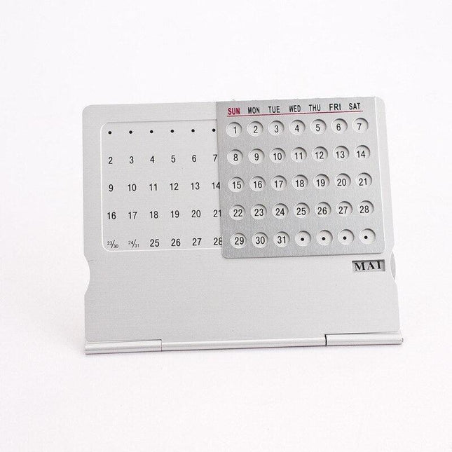 Timeless Elegance: The Premium Metal Desk Calendar