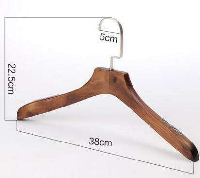 Luxury Wooden Hanger Set - 10 Piece Collection for a Chic Closet Upgrade
