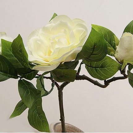 Elegance in Bloom: Autumn Peony Silk Bouquet for Fall Decor and Events