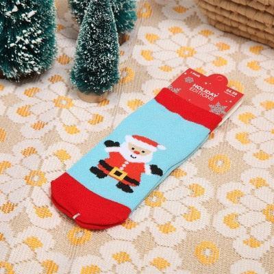 Festive & Snug: Holiday Cotton Socks for Babies