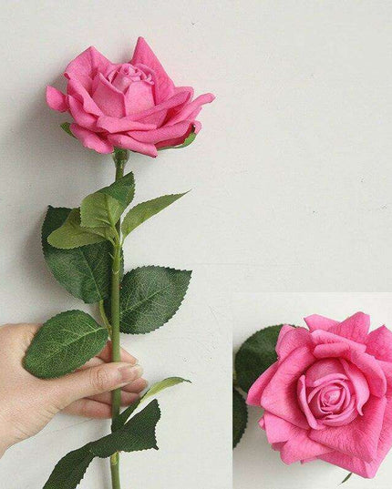 Elegant Silk Rose Collection - Set of 5, 12cm Decorative Blooms