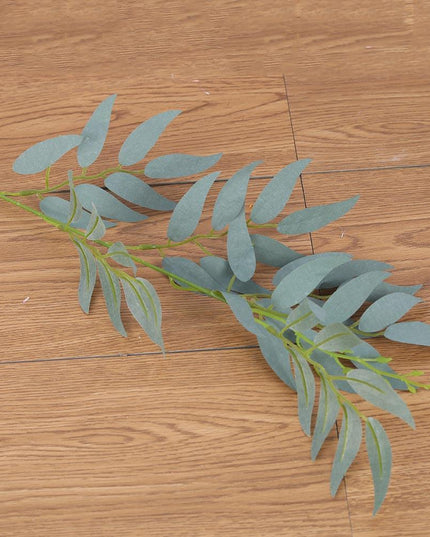 Realistic Green Willow Leaf Long Stem - Indoor and Outdoor Foliage Decor
