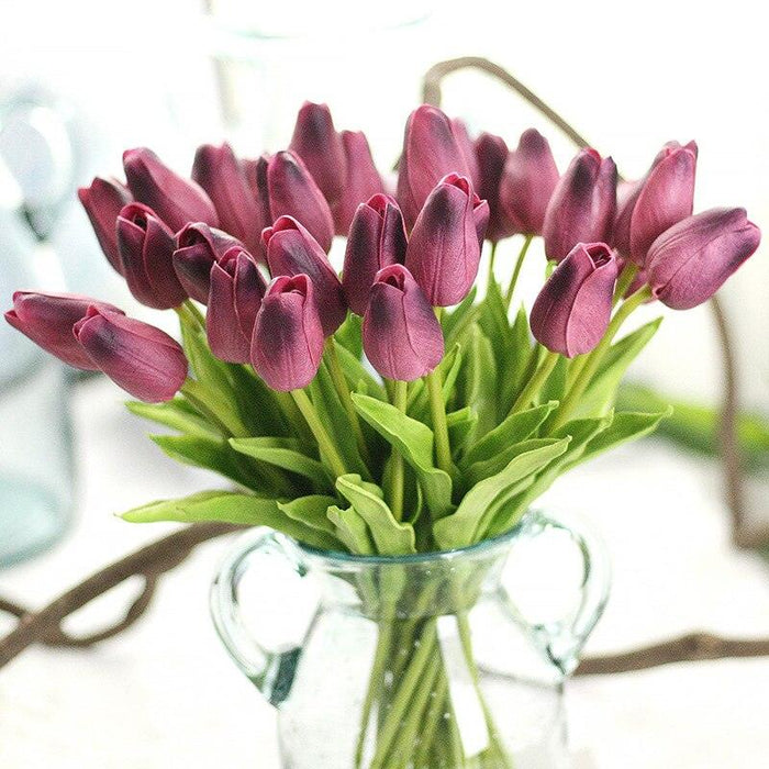 31pcs/lot Miiseason 31pcs/lot Real Touch PU Tulips Bouquet