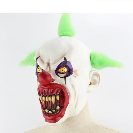 Fearsome Clown Latex Full-Face Mask - Premium Quality for Halloween and Cosplay Events
