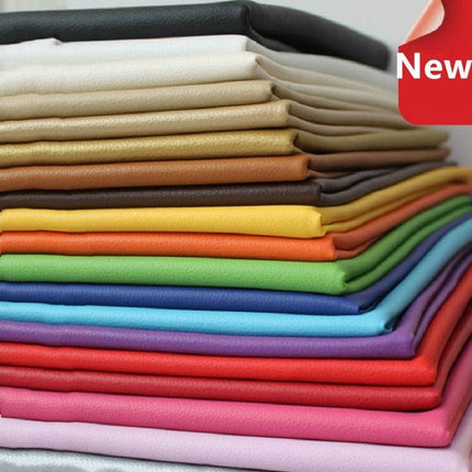 Elegant Litchi Textured PU Leather for Artisan Creations