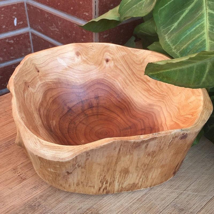 Rustic Wood Fruit Tray - Stylish and Practical Home Accent