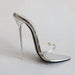 18cm Metal High Heel Sandals Ladies Slides Buckle Straps Play Fun Shoes Size 38 Evening Night Club Party Heels