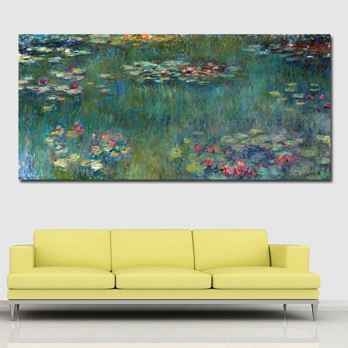 Elegant Claude Monet Water Lilies Canvas Print for Sophisticated Home Decor