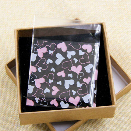 Cherry Blossom Treat Bags - Elegant Self-Adhesive Packaging for Handmade Confections