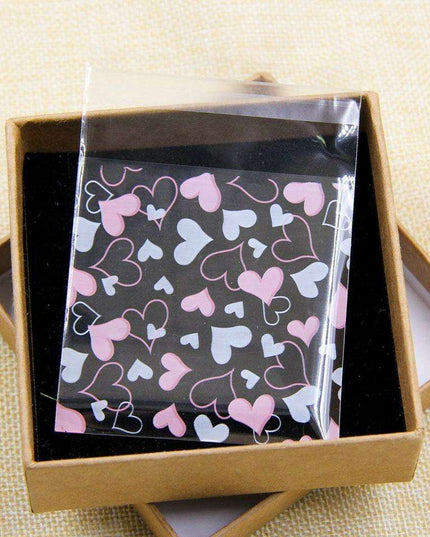 Cherry Blossom Treat Bags - Elegant Self-Adhesive Packaging for Handmade Confections
