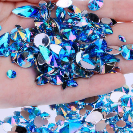 Glittering 300-Piece Rhinestone Gem Collection: Your Ultimate Crafting Companion