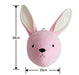 3D Plush Animal Heads Wall Hanging Decor for Kids' Rooms
