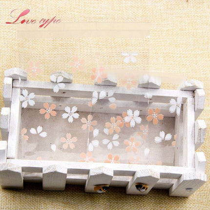 Cherry Blossom Treat Bags - Elegant Self-Adhesive Packaging for Handmade Confections