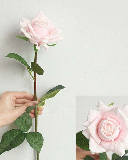 Elegant Silk Rose Collection - Set of 5, 12cm Decorative Blooms